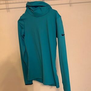 Nike Women's Blue Long Sleeve Hoodie